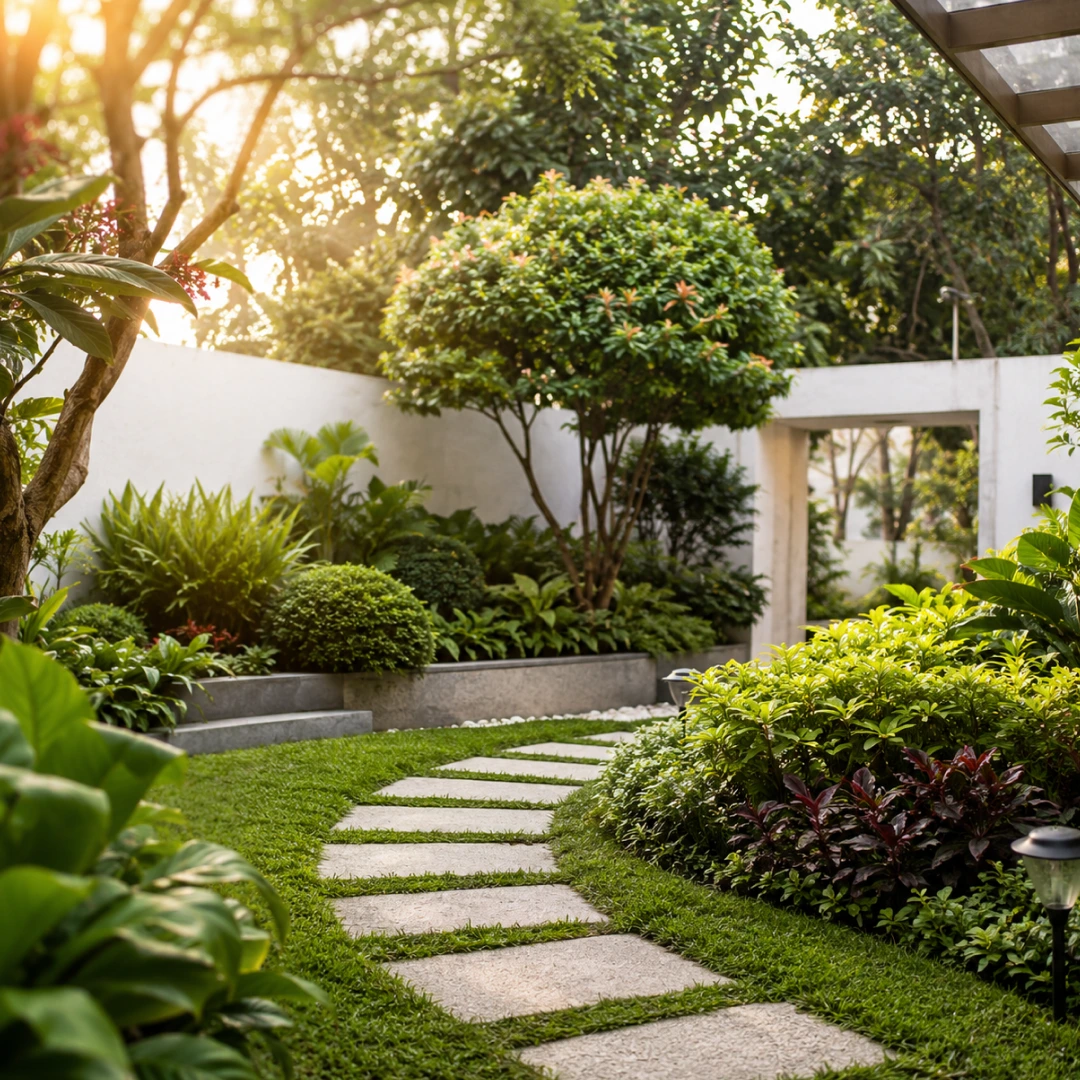 Professional gardener at Ezhil Gardens Chennai